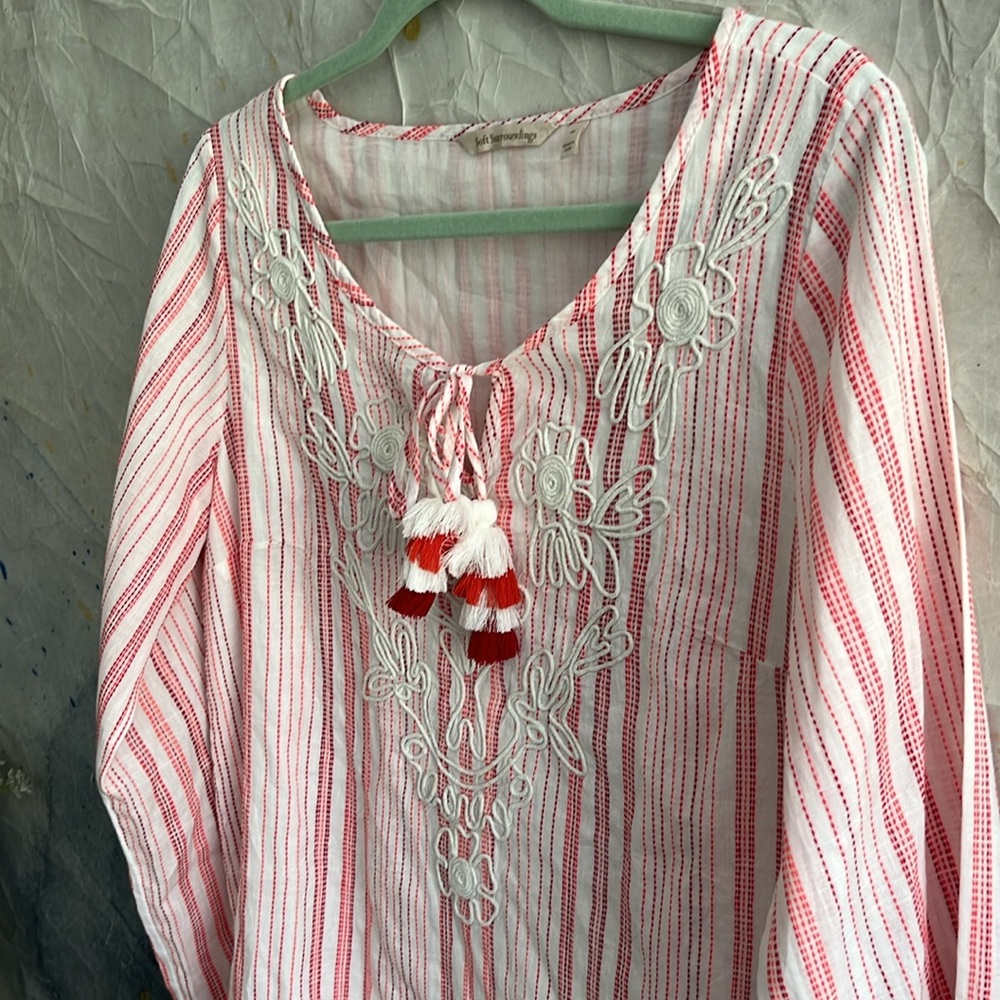 Soft Surroundings Salma Tunic Top M